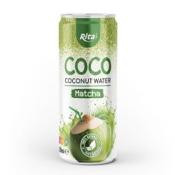Coconut water with matcha 320ml-1
